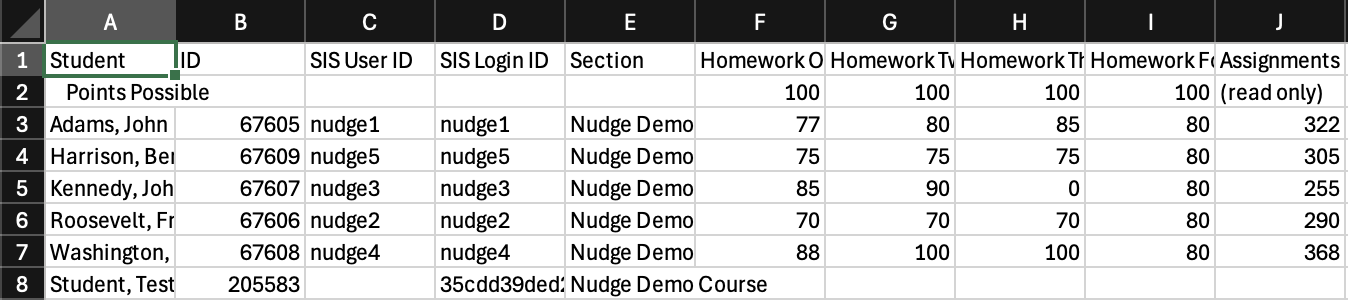 Gradebook